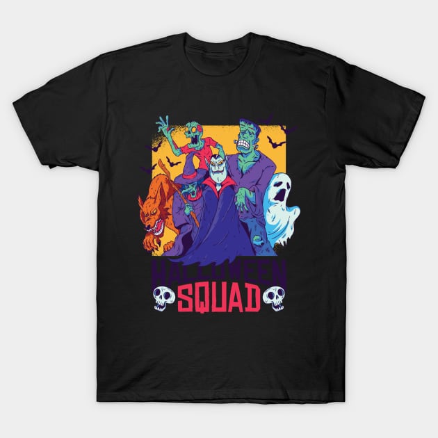 The Halloween Team T-Shirt by rueckemashirt